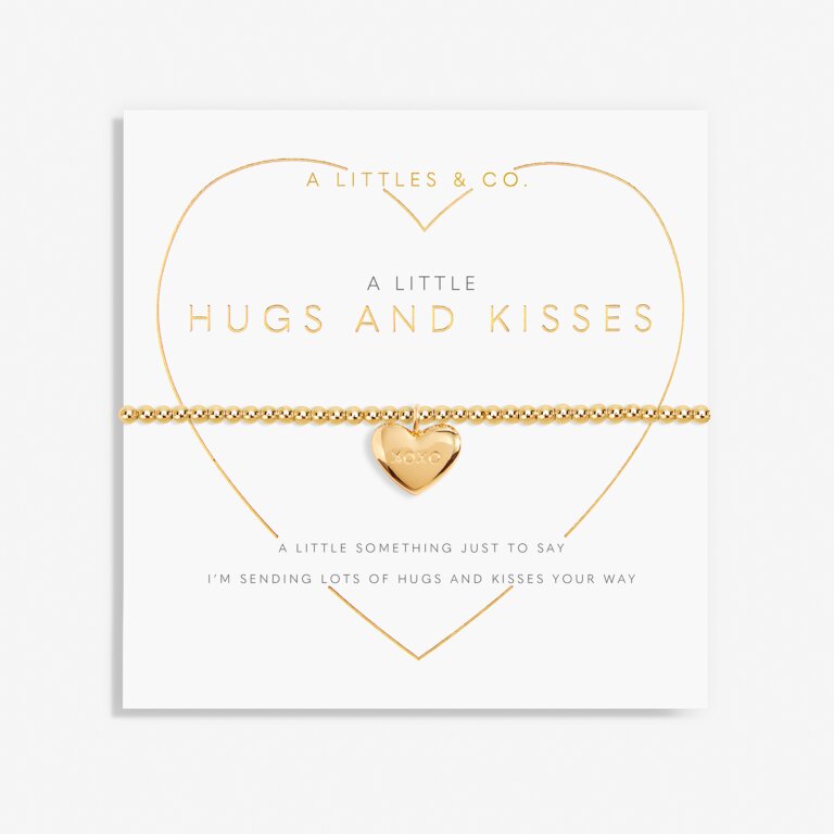 A Little 'Hugs And Kisses' Bracelet in Gold-Tone Plating