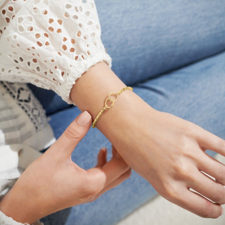 Forever Yours 'Super Sister' Bracelet in Gold-Tone Plating