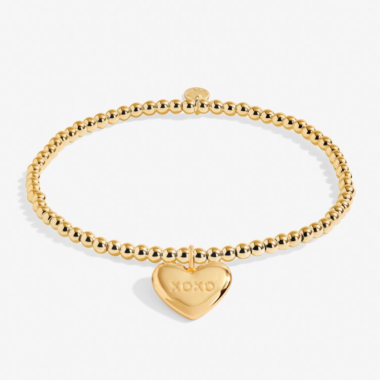 A Little 'Hugs And Kisses' Bracelet in Gold-Tone Plating