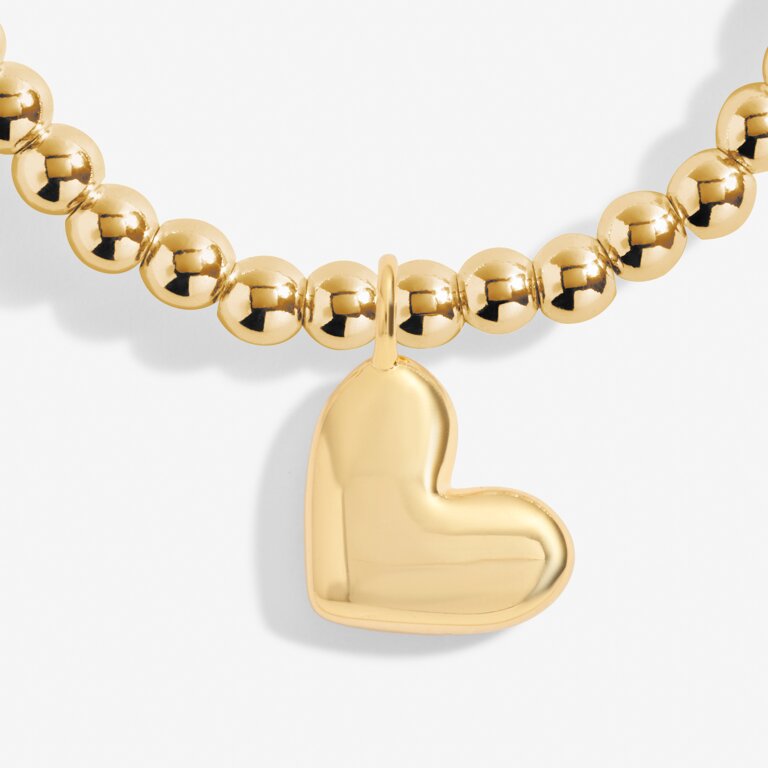 A Little 'Love' Bracelet in Gold-Tone Plating